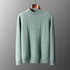Half Collar Cashmere Sweater Men's Long Sleeve