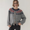 Round Neck Loose All-match Soft Glutinous Knitted Coat