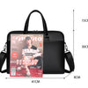 Men's PU Portable Oblique Span Business Briefcase Large Capacity Travel