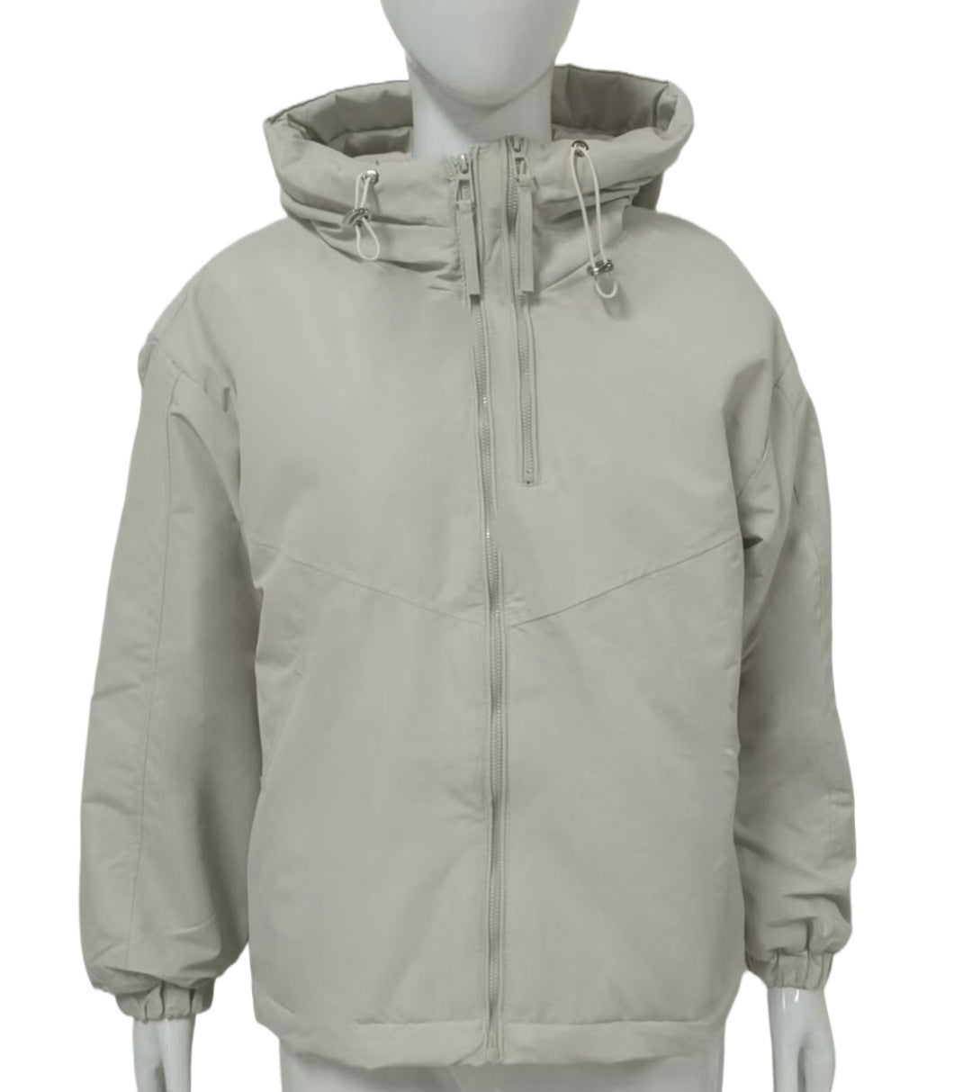 Women's Shell Jacket Hooded Small Loose