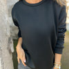 Casual Women's Solid Color Round Neck Long Sleeve Sweater Solid Color Top
