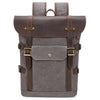 European And American Computer Crazy Horse Leather Backpack