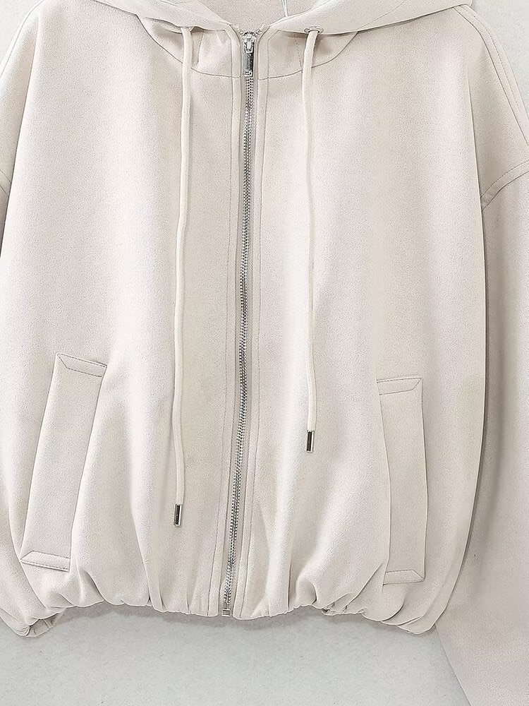 New Women's Fashion Hooded Jacket Coat