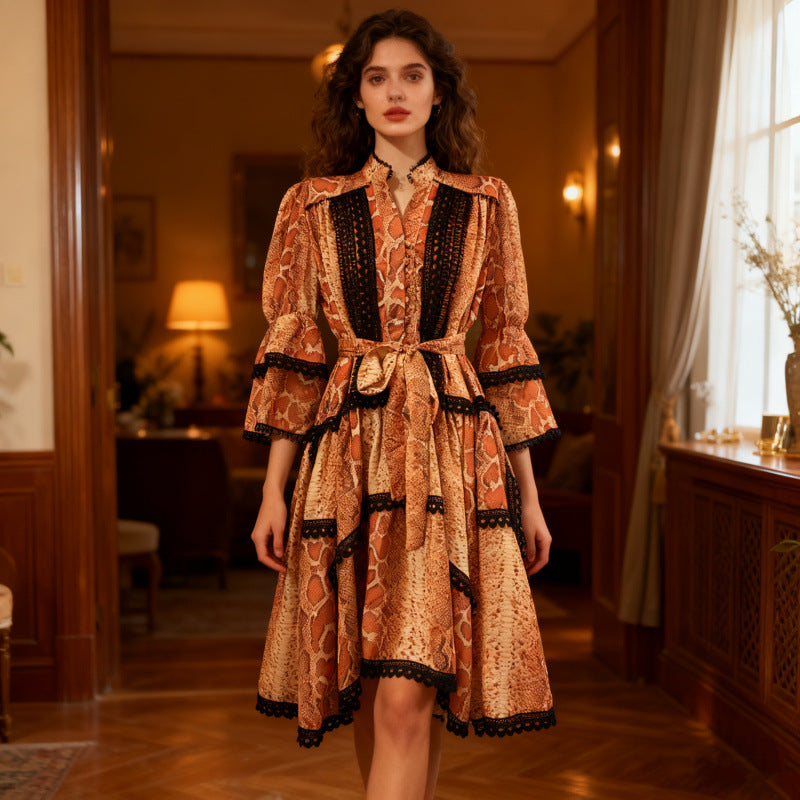 Vintage Lace Patchwork Dress