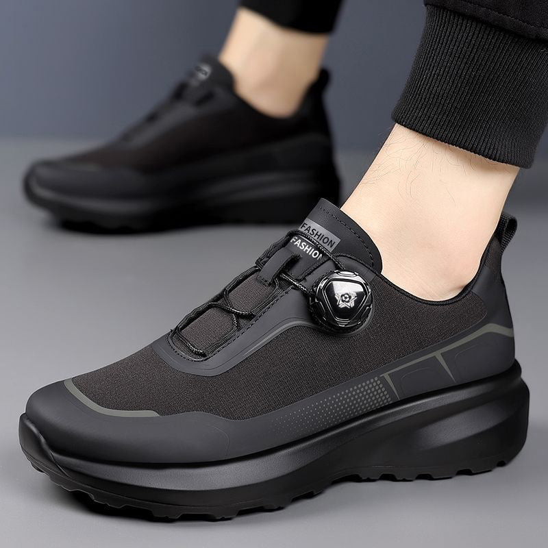 Thick Bottom Rotating Button Sneaker