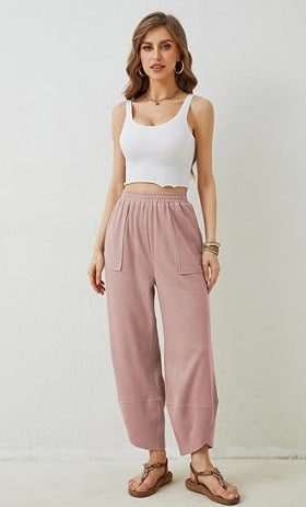 Women's Cotton And Linen Loose Wide-leg Pants Casual