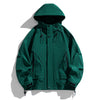 Spring And Autumn High-grade Simple Versatile Trench Coat Windproof Hood Jacket