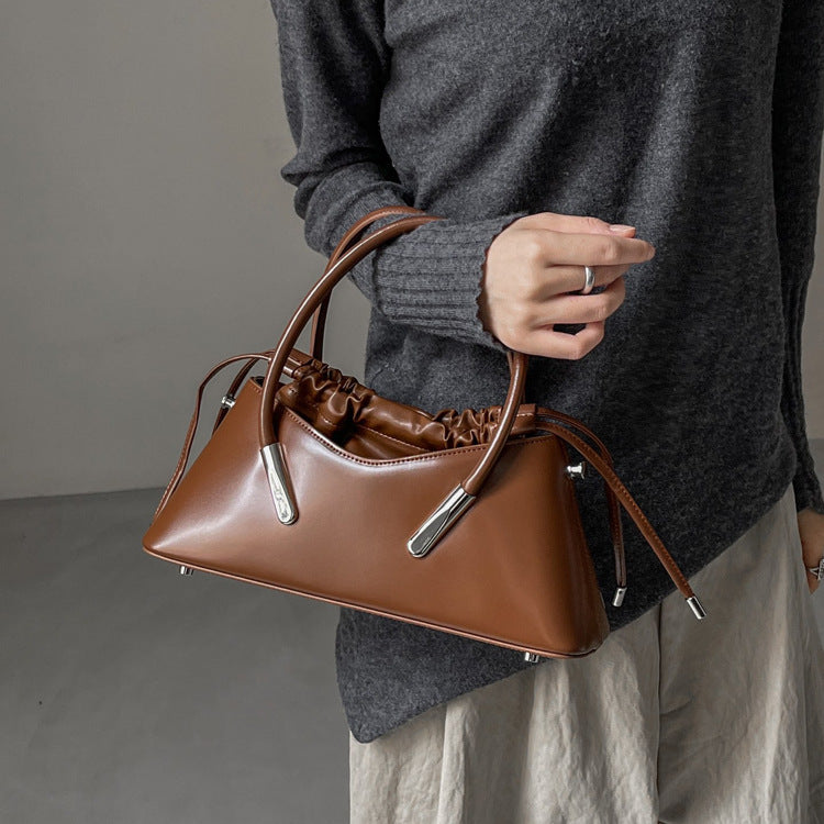 Fashion Leather Portable Women's Crossbody Shoulder Bag