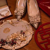 Xiuhe Wedding Dress, Two Wearing Crystal Shoes, Bridal Shoes, Female