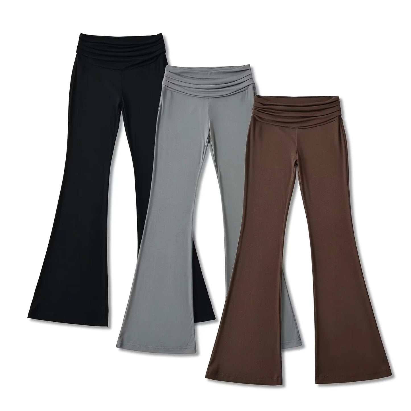 Nude Feel Hip Raise Slimming High Waist Belly Contracting Yoga Trousers