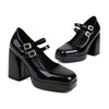 Fashion New Female Square Toe Mary Jane Shoes