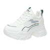 Height Increasing Insole Breathable White Shoes