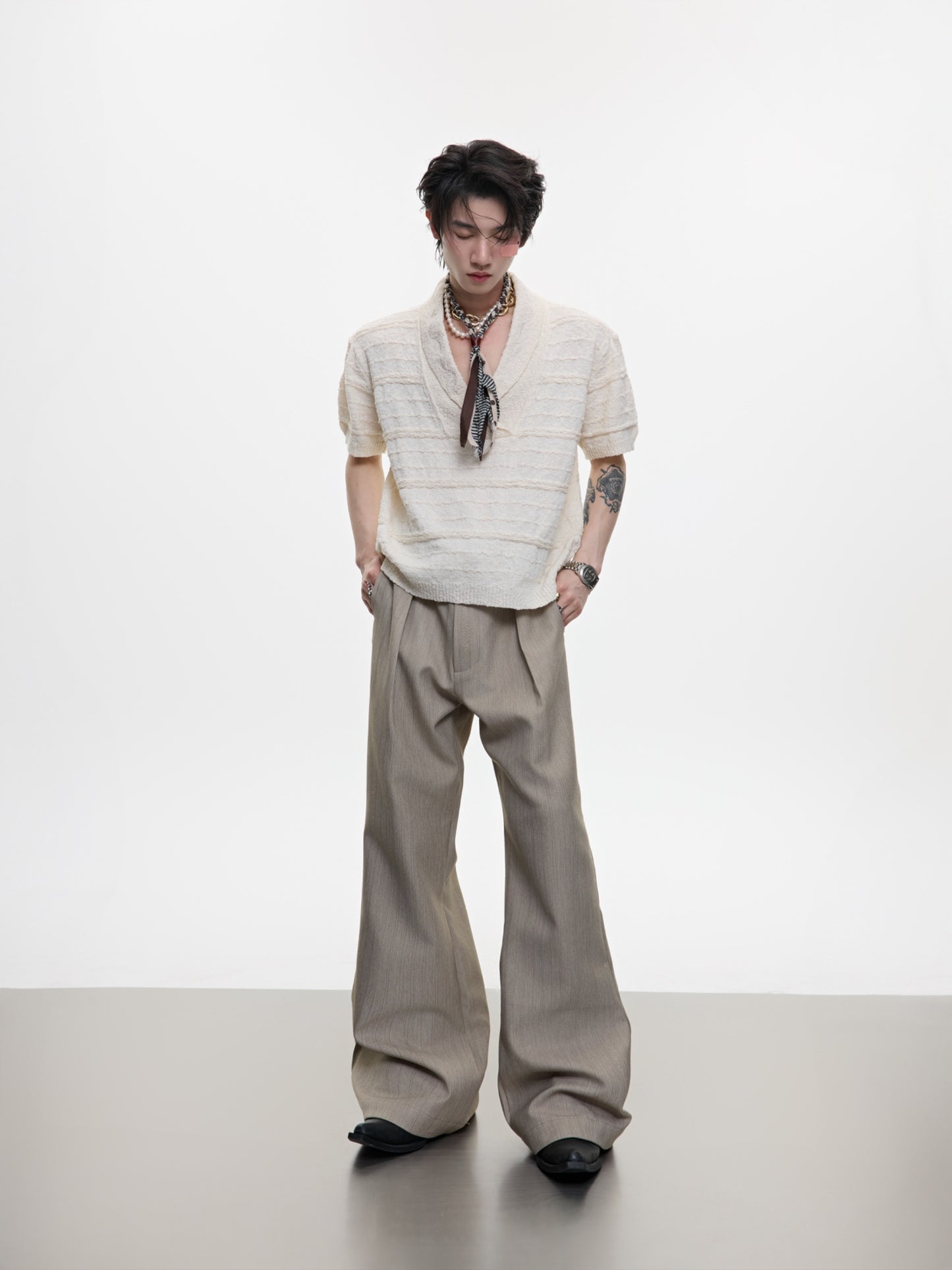 Skinny Suit Pants Men's Casual