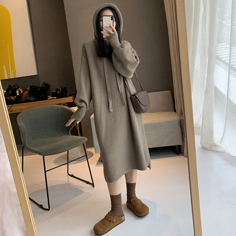 Slimming Belly-covering Base Knitting Dress