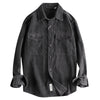 Retro Corduroy Cotton Long-sleeved Shirt For Men