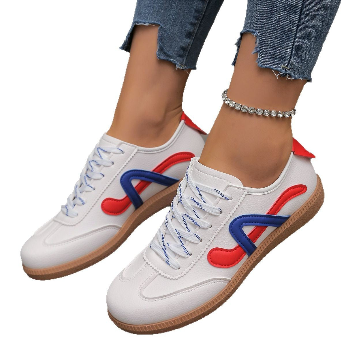 Scarpe da skate sportive casual retrò basse da donna di German Training