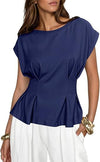 T-shirt Donna Girocollo Manica Corta Casual Versatile Moda