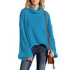 Solid Color Sweater Women's European And American Lapel Loose