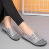 Button Plus Size Casual All-match Low Top Velcro Peas Flat Shoes
