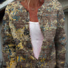 3D Digital Printing Cardigan Knitted Coat Women's Clothing