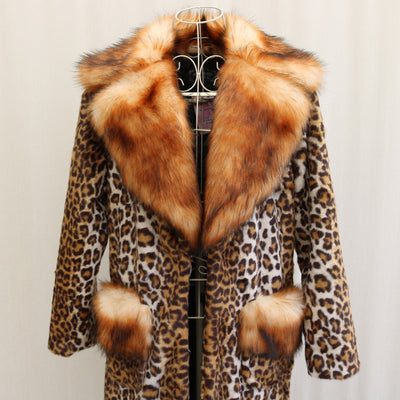 Long Fur Mink Casual Warm Jacket