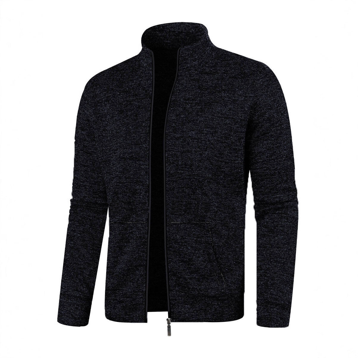 Men's Long Zipper Light Fleece Jacket Plus Size