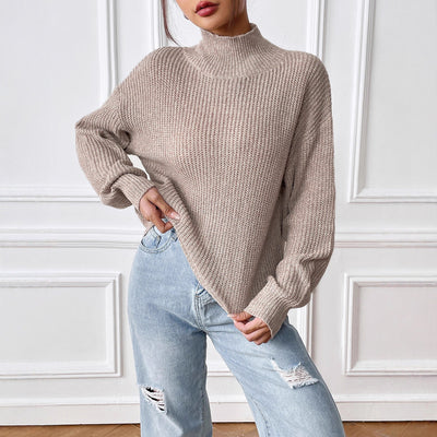 Half Turtleneck Autumn And Winter Undershirt Sweater Pullover