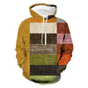 Stitching Pattern 3D Digital Printing Sweater Spring And Autumn Men's Hoodie