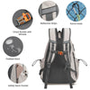 Men's And Women's Tennis Backpack Large Peak Ball Bag Can Hold 4 Rackets With Shoes Compartment
