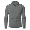 Men's Solid Color Half Zipper Sweater