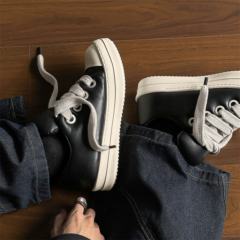 Scarpe casual slip-on da uomo, scarpe basse con fondo rialzato