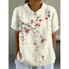 Pullover da donna a maniche corte stampato