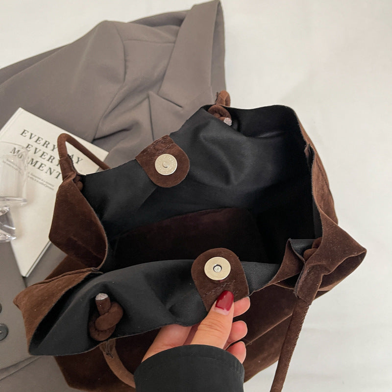 Retro Bags Women's Large Capacity Autumn Simplicity Work Commuter Shoulder Underarm Bag