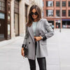Long Sleeve Elegant Slim-fit Solid Color Small Suit Jacket