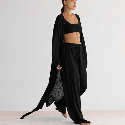 New Soft And Comfortable Long-sleeve Knit Underwear Set Of Three