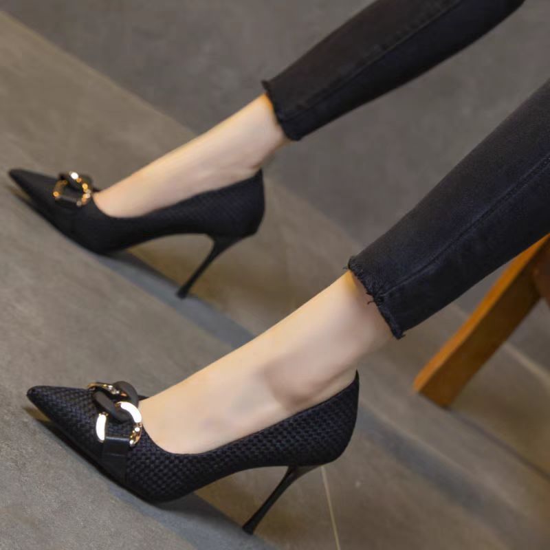 Fashionable French Pointed-toe Elegant Ladies Shoes