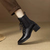Women's French Elegant Pointed-toe Short Tube Boots