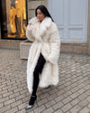 Long Environmental Protection Leather Fur Coat Fashionable Women