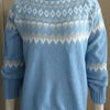Women's Sweater Acrylic Thick Needle Thick Jacquard