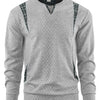 Men's Contrast Color Pullover Sweater