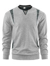 Men's Contrast Color Pullover Sweater