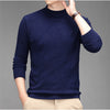 Spring And Autumn Casual Half Turtleneck Solid Color Sweater