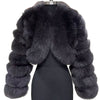 Short Stitching Winter Warm All-matching Top Jacket