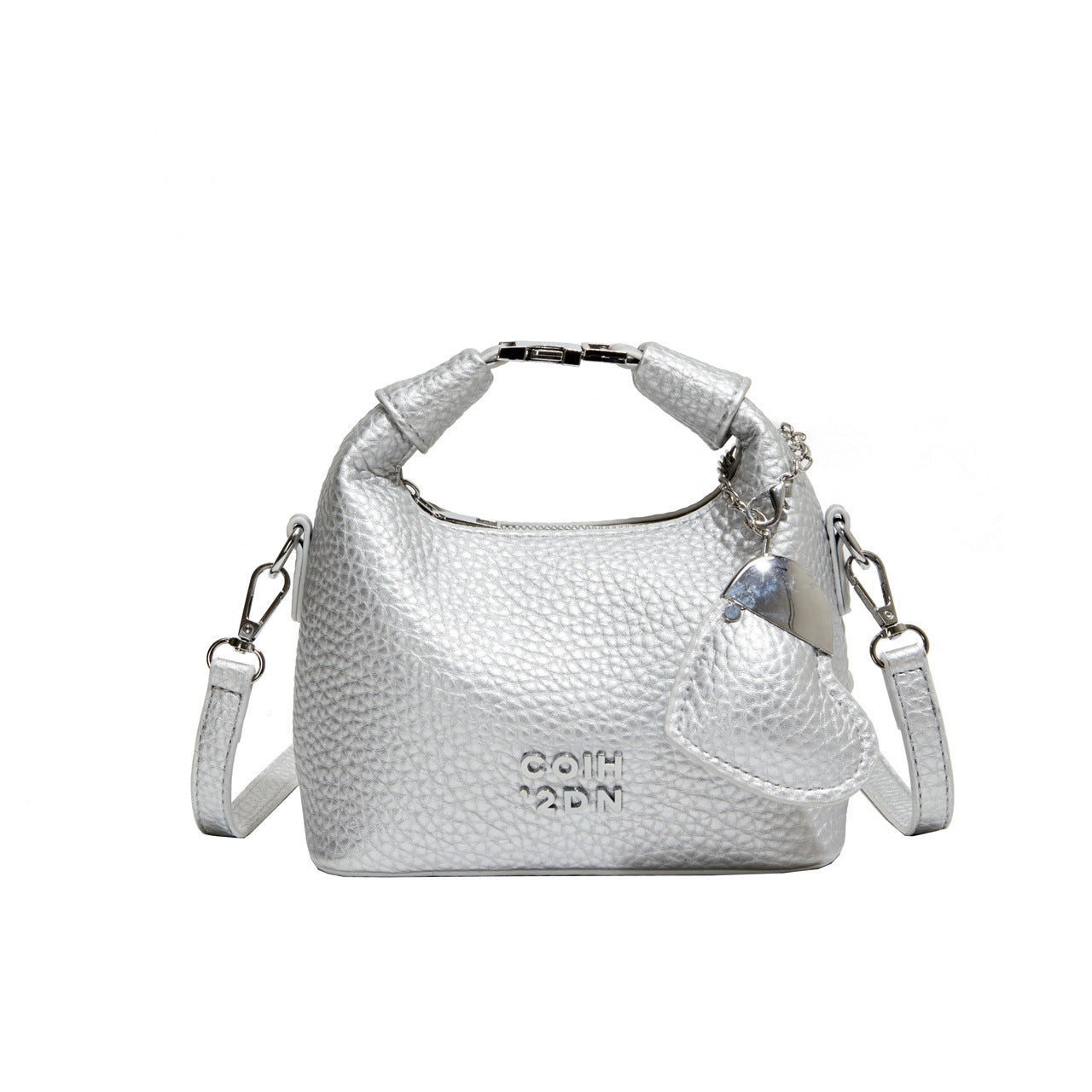 Fashionable Litchi Pattern Commuter Messenger Bag