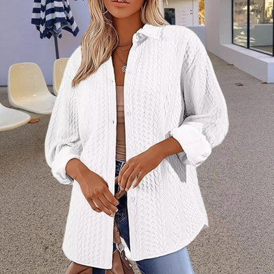 Women's Solid Color Long-sleeved Sweater