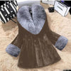 Artificial Mink Hair Women's Long Big Fur Collar
