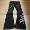 Embroidered Jeans Men's And Women's Trousers