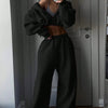 Long Sleeve Sports And Leisure Sweater Suit Two-piece Set