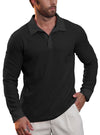 Men's Lapel American Casual Vacation Long Sleeve