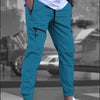 Men's Zipper Overalls Retro Casual Jogger Pants